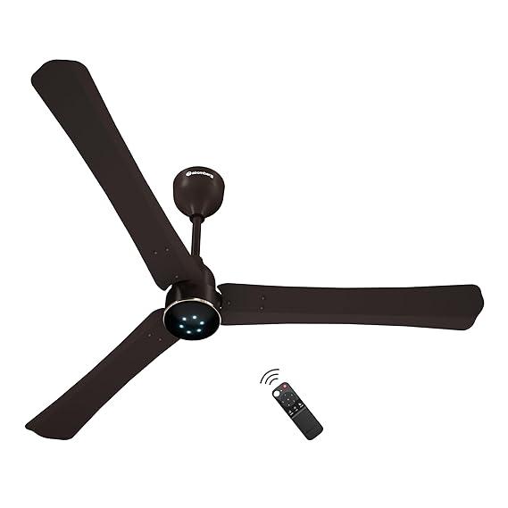 atomberg Renesa Halo Smart Ceiling Fan with Remote | Blaze Brown