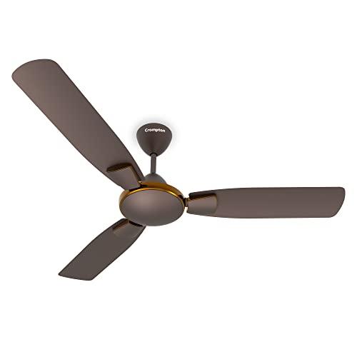 Crompton Highspeed Toro 1200 mm Designer Ceiling Fan | BEE Star Rated Energy Efficient | Anti-Dust | Magic Brown