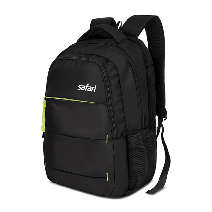 Safari Snap 35L Laptop Backpack Bag for Men & Women, Black